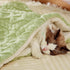 Premium Soft Dog Blanket, Washable Puppy Essentials, Calming Throw for Medium Small Dogs, Pink-M