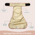 Langsprit Female Dog Diapers No Tail Hole,Reusable Puppy French Bulldog Diapers Female for Period Heat,Washable Doggy