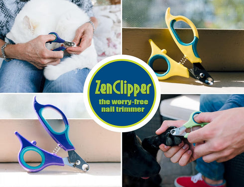 Zen Clipper Pet Nail Clipper for Dogs, Stainless Steel Dog Nail Trimmer, 3.5mm Hole