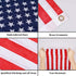 Universal Boat Flag Marine with 4 Boat Flag Pole Kits, USA Flag with 50 Embroidered Stars
