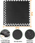 24x24 Inch 0.4 Inch 12 Pack 48 GWT Interlocking EVA Foam Floor Tiles Thick Gym Flooring for Home Gyms Garages