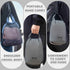 Waterproof Dry Sack Lightweight Dry Bag, Soft Comfortable Stuff Sacks for Backpacking, Rafting, Camping (Blue, 4L 8L)