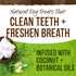 Merrick Fresh Kisses Natural Dental Chews for Tiny Dogs, Infused with Coconut and Botanical Oils, 106 ct Box