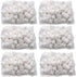 TOPZEA 6 Lb Aquarium Filter Media Ceramic Rings, Bio Filter Medias with Zipper Mesh Bags for Koi Pond, Fish Tank Filter