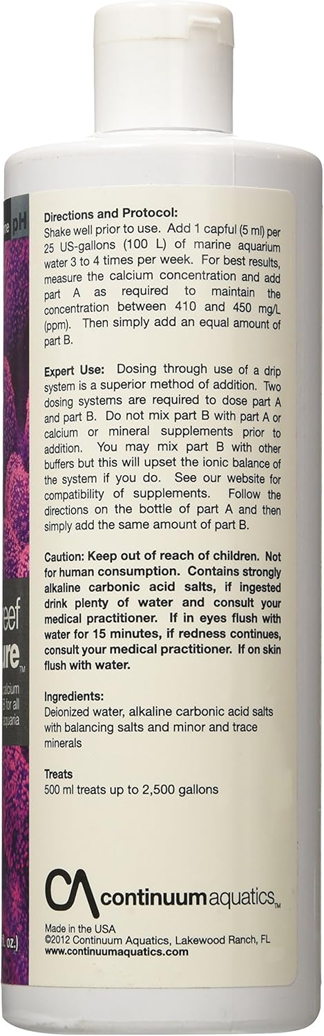 Continuum Aquatics ACO30533 Sculpture Part B Liquid for Aquarium, 16.9-Ounce