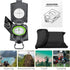 IP65 Anbte Compass Hiking Survival, Waterproof Metal Compass with Sighting Clinometer and Carry Bag, Multifunctional