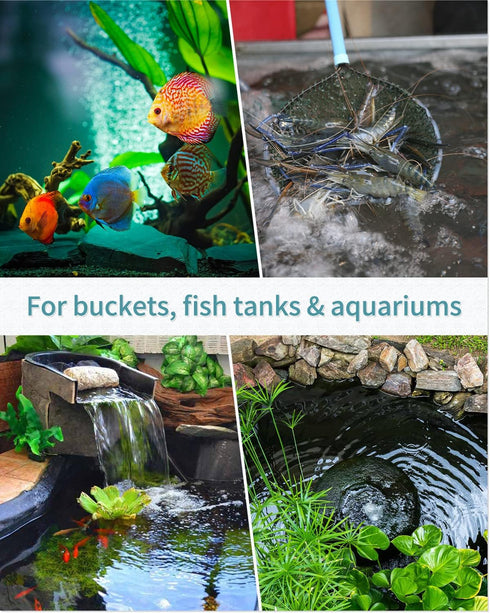Pawfly 8 Inch Air Stone Bar Micro Bubble Diffuser with Suction Cup Clip for Nano Air Pumps and Fish Tanks