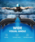 NSSIW Swim Goggles for Adults, Anti Fog Pool Goggles with UV400 and No Leak, 2 Pack
