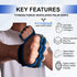FITNESS FORCE Workout Gloves for Men & Women Partial Weight Lifting Gloves Non-Slip Gym Grip for Weight Lifting