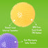 Gnawsome 4.5” Spiky Squeak & Light Ball Dog Toy - Extra Large, Cleans Teeth, Promotes Dental Health, Colors Vary