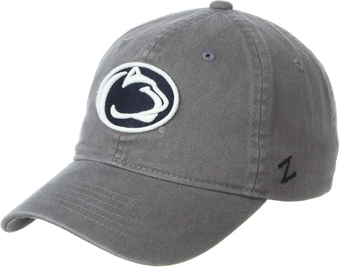 Zephyr Men's Adjustable Scholarship Hat in Charcoal