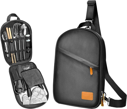Set Set Camping Cooking Utensils - Camping Utensil Car Camping Cooking Essentials Gear for Camp Kitchen Cooking