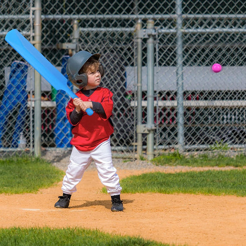 Greensen Kids Cricket Set, ABS Plastic Cricket Bat Set with Ball, Beach Stand Kit for Children Toddler Sports