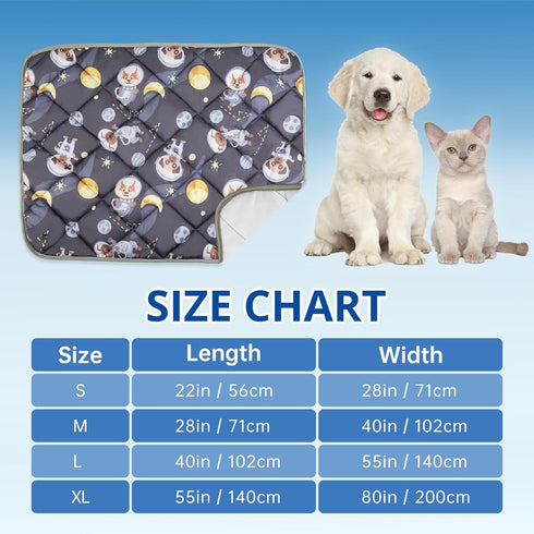 Paw Legend Dog Cooling Mat, Washable Pet Cooling Pad for Dogs and Cats, Summer Cool Tech Fabric