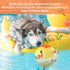 Dog Toys Soccer Ball with Straps - Interactive Tug of War Toy, Durable Dog Balls for Medium & Large Dogs (Duck, 8 Inch)