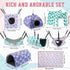 AceOrbit Hammock 8 Pack Hammocks Hammock Chinchilla Ferret Rat Ferret Cage Accessories Beds Guinea Pig Hideout Washable