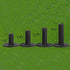 Golf Rubber Tees, Professional Durable Tee Set for Driving Range, Different Sizes for Indoor Outdoor Practice