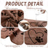 4 Pcs Microfiber Dog Bath Towels, Absorbent Pet Towels for Medium Dogs, Cats, Shower (Gray, Brown, Blue, Wind Red, 24 x