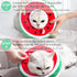 ANWA Adjustable Cat Cone Collar, Soft Cute Donut Collar for After Surgery, Kitten Recovery Cones