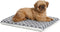 MidWest Homes for Pets Quiet Time Dog Beds, Teflon Defender, Gray & White Geometric Pattern, 24-Inch