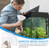 Geiserailie 15 Pieces Aquarium Filter Media Bags, 150 µm Fine Mesh Reusable Bags with Zipper