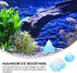 Ipetboom 2PCS Aquarium Snow Mountain Decoration - Iceberg Model Fish Tank Turtle Tank Accessories Blue-White