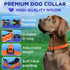 TECEUM Reflective Pet Collar – Orange – L – Extra Soft Padding – Basic Nylon Dog Collar – Quick Release Buckle – Fits Small, Medium and Large Dogs, Puppies, Cats – ESA & Service Dog Options