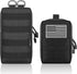 FUNANASUN 2 Pack Tactical Molle Pouches, Compact Water-Resistant EDC Pouch, Small Molle Bag