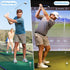 Rubber Golf Tees for Mats, 32 Pcs Golf Accessories with 6 Sizes Rubber Tees & 2 Sizes Plastic Tees for Practice