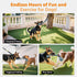 LOOBANI Outdoor Bungee Tug Toy, Dog Toy Hanging from Tree for Small to Large Dogs, Interactive Exercise Play Cord