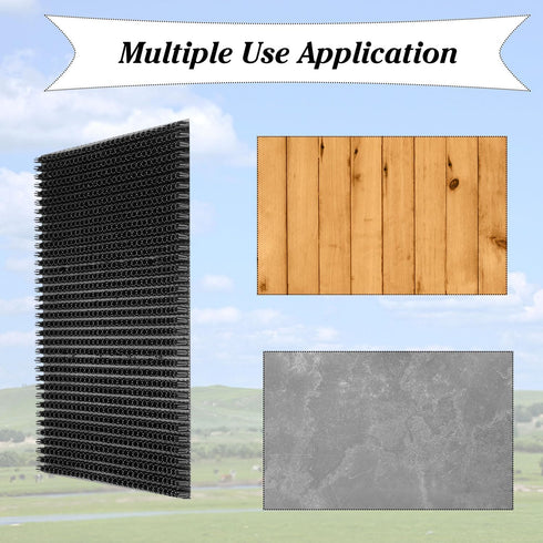 2 pcs Horse Cattle Scratchers, Soft Massage Brush Kit for Equine Bovine, Itch Relief Pad