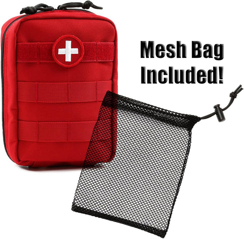 Orca Tactical First Aid Molle Pouch - Heavy Duty IFAK Pouch - Empty Medical Pouch Ideal for Military Use EMTs Law