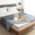 gogobunny 100% Double-Sided Waterproof Dog Bed Cover, Reversible Pet Blanket for Large Dog Cat, 52x82 Inch, Dark