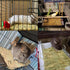 20 Chinchilla Tfwadmx Pcs Bunny Grass Mat Rabbit Natural Straw Woven Bed Small Animal Cages Sleeping Hay Mats Nest Play