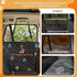 Famstar 100% 600D 6-Layer Hammock Large Dog Car Seat Cover for Back Seat Waterproof Durable Scratchproof Nonslip