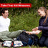 Travel-First Aid-Kit - Car-Home 300PCS Survival-Kit Outdoor-Adventure, Small Portable Red Emergency Essential Sets for