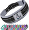 Joytale Neoprene Padded Dog Collar for Large Dogs, 11 Colors, Reflective Wide Adjustable Heavy Duty Nylon Collar, Black
