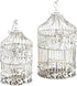 Deco 79 Birdcage, 15", 18"H, White, Model 82677