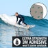 Ho Stevie! Premium Surfboard Traction Pad - 3 Piece, Full Size, Maximum Grip, Strongest 3M Adhesive, Foot Won't Slip