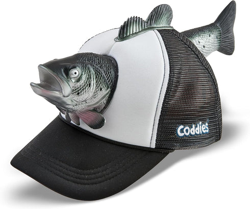 Coddies Bass Fish Hat - Hilarious Novelty Bass Fishing Hat, Perfect Gag