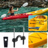 Kayak Carry Handle Rigging Kit with 19.7 FT 5mm Elastic Bungee Cord, Pad Eyes, J Hooks, Screws for Kayaks