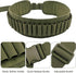 Professional Waterproof Shotshell Holder 30 Rounds Nylon Belt Case, Adjustable Shotgun Ammo Bandolier for 12 16 Gauge