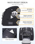 Ski Boots Bag 54L, Fully Padded Backpack for Snowboard Gear, Water-Resistant Travel Luggage with PVC Bottom Pockets