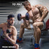 Yes4All Thick Dumbbell Handles Grips for Weightlifting, Firm Rubber Barbell Grips