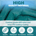 Inflatable Camping Sleeping Pad, Thick 4 Inch Ultralight Mat with Pillow and Built-in Foot Pump