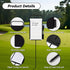 Niyanghome 4 50 4 Pcs Closest to The Pin Marker - Golf Metal Proximity Marker with Sheets Cards and Pens, Stainless