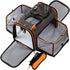 Expandable Pet Carrier, 18"x11"x11" - TSA Airline Approved Soft Sided Cat and Dog Carrier