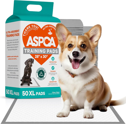 ASPCA Scented Puppy Pads, Dog Training Pee Pads, Absorbent Potty for Dogs,