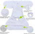 (4 Teamoy Washable Female Dog Diapers, Reusable Doggy Diaper Period Panties in Heat for Female Dog Pcs, M)