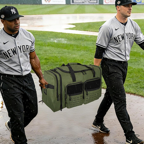 130L 32" Goloni Expandable Heavy Duty Extra Large Duffel Bag,Sports Gym Equipment Travel Duffle Bag for Soccer Baseball